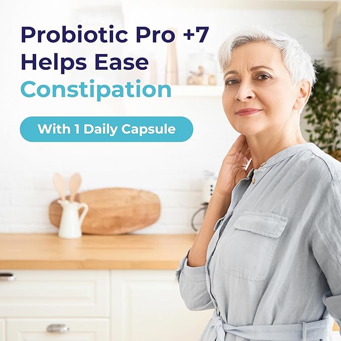 Probiotics for Constipation - Bowel Movement - Bloat and Gas Relief - probiotic Supplement with acidophilus & bifidobacterium - for Men & Women 60 caps
