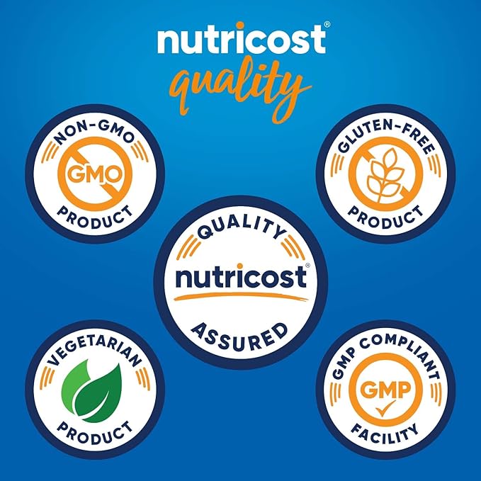 Nutricost N-Acetyl L-Cysteine (NAC) 600mg, 30 Vegan Capsules - GMO Free, Gluten Free, Vegetarian Caps