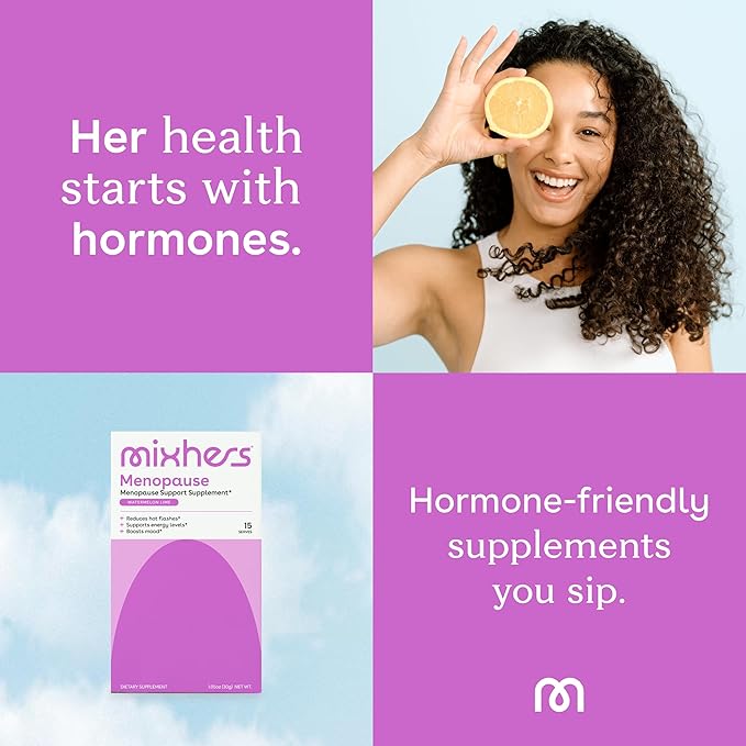 Menopause - Menopause Support Drink Mix - Women's Menopause Supplements - Hormone Balance Multivitamin - With Maca Root & Black Cohosh - Sugar Free - Vegan - 15 Drink Packets - Watermelon Lime