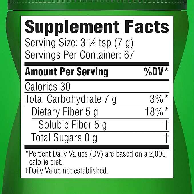 Benefiber Healthy Shape Prebiotic Fiber Supplement Powder for Digestive Health, Daily Fiber Powder - 33 Servings (8.7 Ounces)