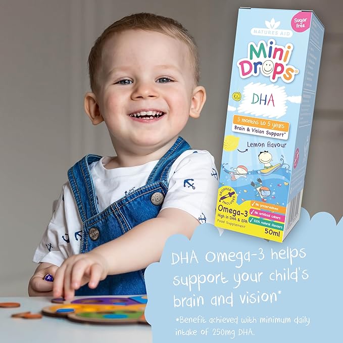 NATURES AID Childrens Dha Drops, 50 ML