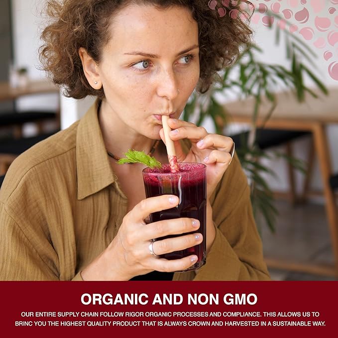 100% Pure & Natural Superfood Supplement, Rich in Nitrates, Antioxidant & Essential Nutrients, Boosts Energy & Supports Heart Health, Non-GMO & Vegan-Friendly (Organic Beetroot Powder)