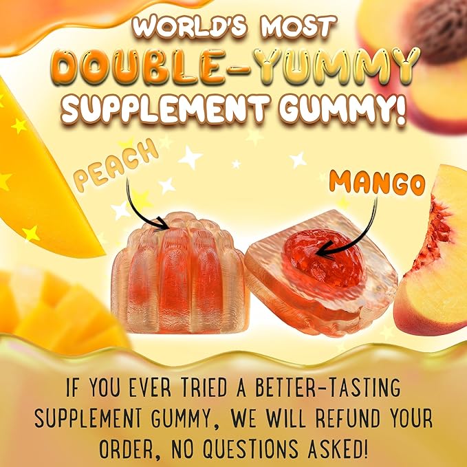 Magnesium Glycinate Gummies 400mg - Magnesium for Sleep, Calm, Relax & Muscle Relief with B6 & D3 and No Melatonin - Family-Friendly for Kids, Teens & Adults - Vegan & Non-GMO Supplement - 120 Count