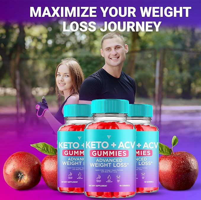(3 Pack) Keto ACV Gummies Advanced Weight Loss, ACV Keto Gummies for Weight Loss Women Men Keto + 1000MG Apple Cider Vinegar Advanced Fat Burn Dietary Support Gummy Supplement Formula (180 Gummies)