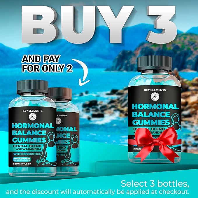 PMS Gummies Hormonal Balance Supplements For Women - Probiotic PMS Vitamins Menstrual Cramp Relief, Hot Flashes Menopause Support - PMS Relief with Dong Quai, Chasteberry, Black Cohosh & Ashwagandha