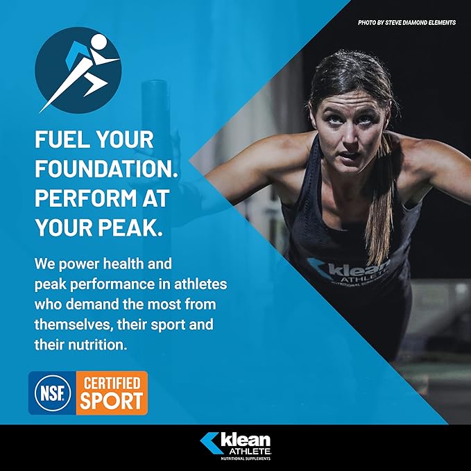 Klean ATHLETE Klean Collagen+C - Collagen Peptides with Vitamin C - for Joint & Connective Tissue Support - 12 Ounces - Natural Berry Flavor