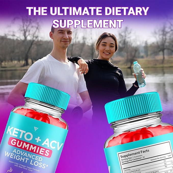 (3 Pack) Keto ACV Gummies Advanced Weight Loss, ACV Keto Gummies for Weight Loss Women Men Keto + 1000MG Apple Cider Vinegar Advanced Fat Burn Dietary Support Gummy Supplement Formula (180 Gummies)