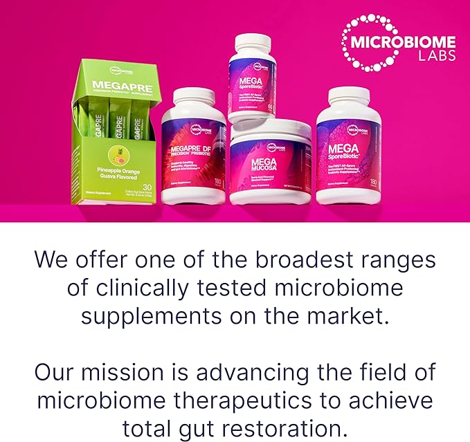 Microbiome Labs MegaSporeBiotic Kids Probiotic - Spore Based Gummy Probiotics for Kids - Supports Gut Health & Immunity with Bacillus Probiotic Blend - Berry Flavored (30 Gummies)