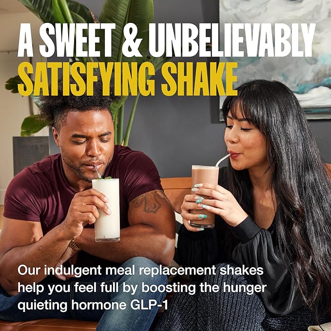 Supergut Prebiotic Shakes | Meal Replacement | Boost GLP-1 | High Protein and Fiber | No Added Sugar | Keto Food, Meal, Snack (Strawberry, 14 servings)