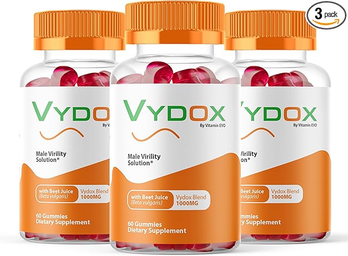(3 PACK) Vydox Gummies, Vydox Plus Daily Health Supplement, Complete Formula for Overall Health to Support Performance, All Natural Gummys, Vy DOX Gomitas Reviews (180 Gummies) 3 Month Supply .