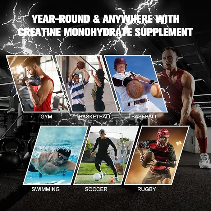 Creatine Monohydrate Gummy Gifts for Men Women, Multiple Creatine Supplement with 200mg Ashwagandha & Magnesium & Zinc for Muscle Builder & Strength, Energy, Pre Workout,Gym Accessories