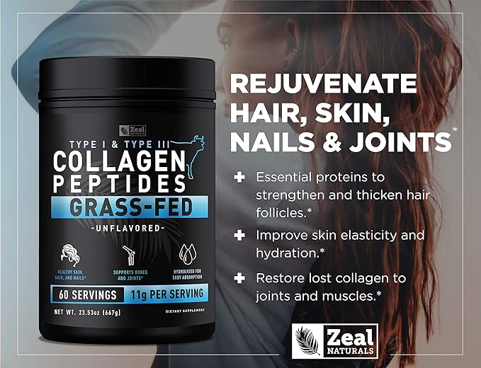 Pure Collagen Peptides Powder (60 Serv.)