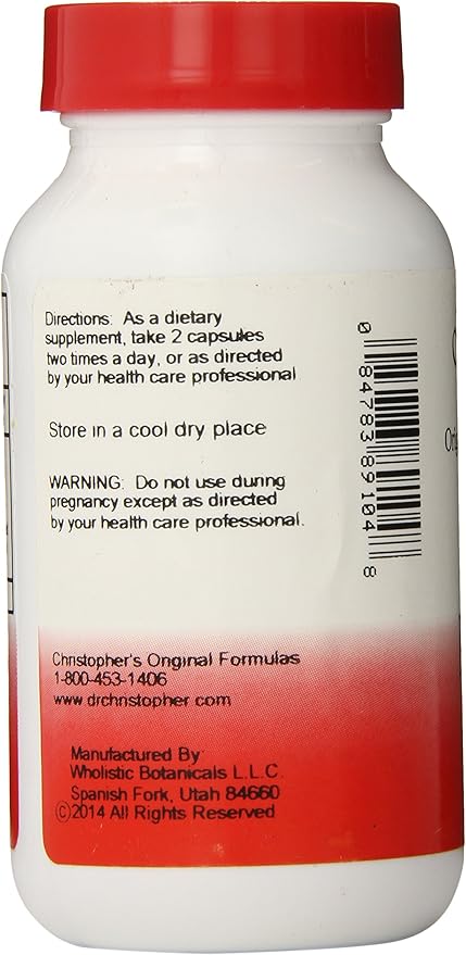 Dr. Christopher's Original Formulas Kidney Formula Capsules, 475 mg, 100 Count