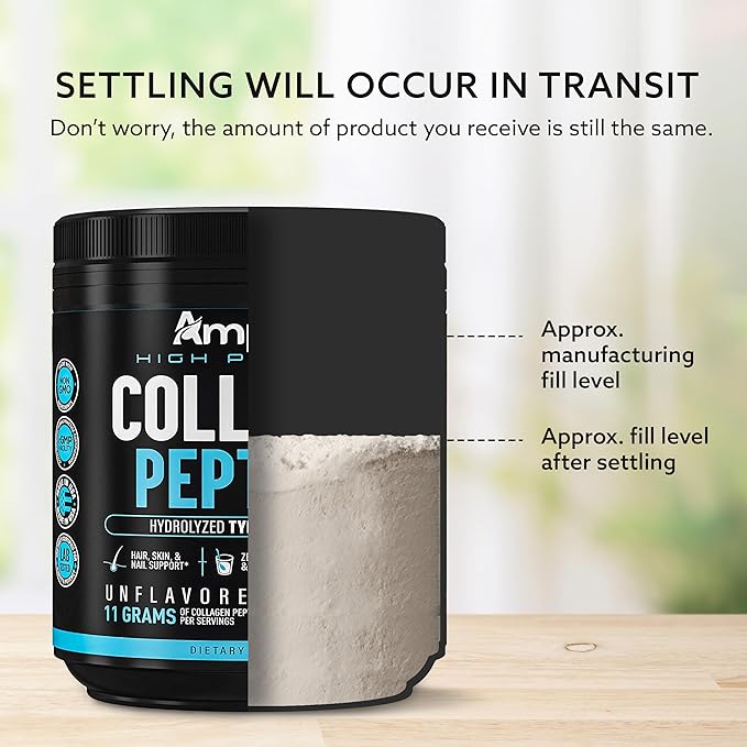 Collagen Peptides Powder - Hydrolyzed Type 1 & 3 Collagen for Hair, Skin, Nails & Joints - Unflavored Multi Collagen Protein - Grass-Fed, Keto & Paleo Friendly Collagen for Women & Men - 41 Servings