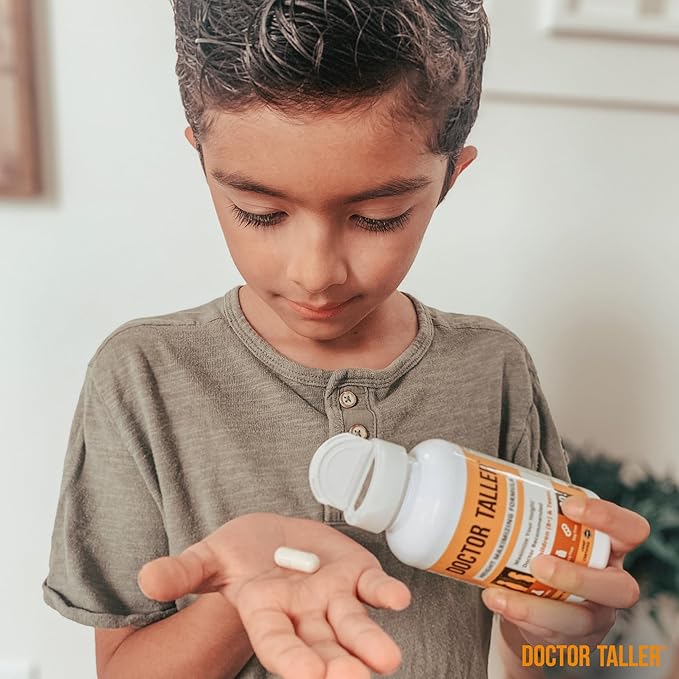 NuBest Doctor Taller - Premium Bone Strength Formula for Bone Strength, Immunity & Healthy Bone - Keto with Calcium, Vitamin D3, Vitamin K2, Amino Acids & Herbs for Children (8+) - 2 Pack