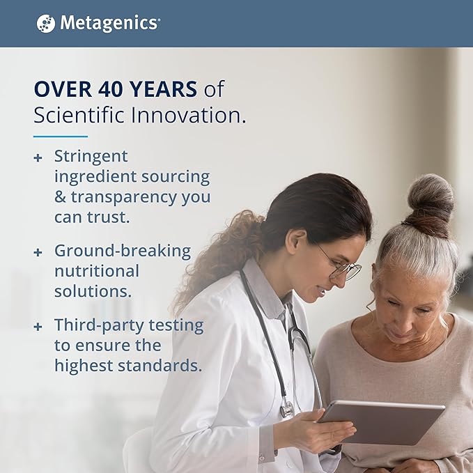 Metagenics Hemagenics - Iron Supplement - Non-Constipating - Vitamin B12, B6 & Folate - Supports Formation & Maintenance of Healthy Red Blood Cells* - Non-GMO, Gluten-Free & Vegetarian - 60 Tablets