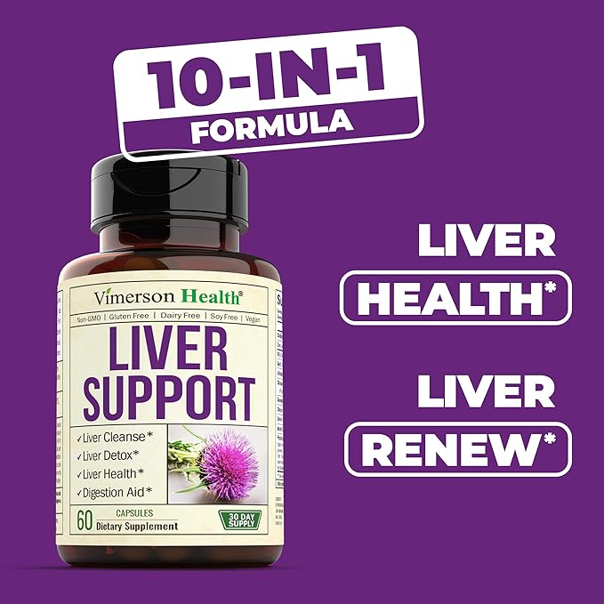 Liver Cleanse Detox & Repair Milk Thistle Supplement. Liver Support with Choline, Artichoke Extract, Chicory & Dandelion Root Supplement. Milk Thistle Liver Detox & Liver Cleanse. Liver Health 2-Pack