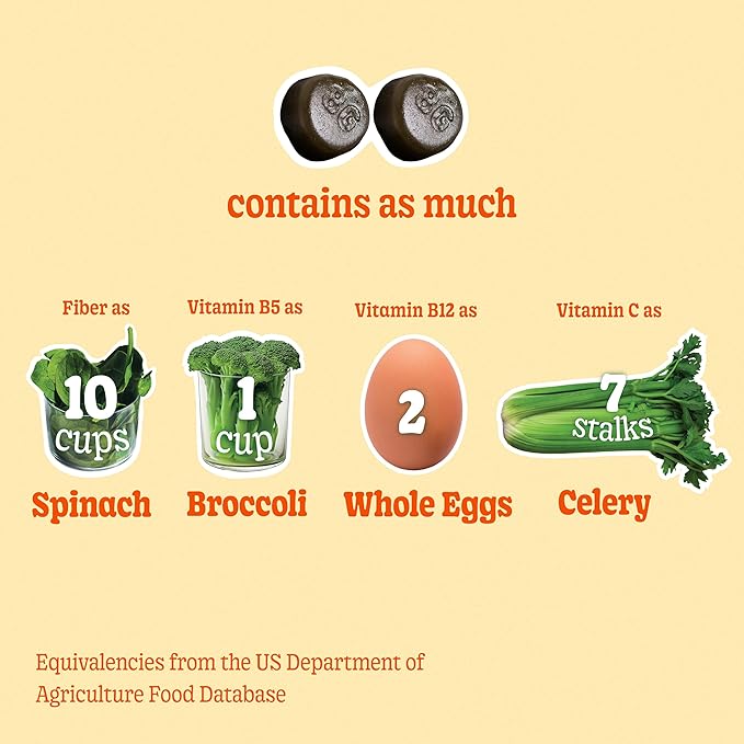 8Greens Fiber Super Greens Gummies | Fiber, Gut Health, Metabolism. Digestive Health, Boost Immune System & Digestive Health with 8 Real Greens - Non-GMO Formula, Gummy, Tangerine Flavor, 50 Count