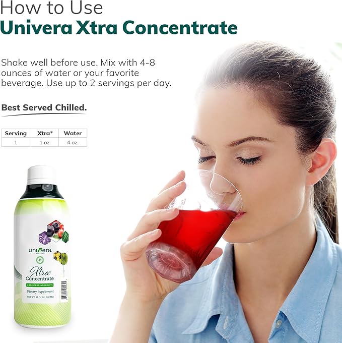 Xtra Concentrate, Vitamin B Complex, Vital Energy, 15 All-Natural Ingredients, Manage Stress, Improve Joint Health, Enhanced Antioxidant Protection, Liquid, 30-Day Supply, 33oz Bottle