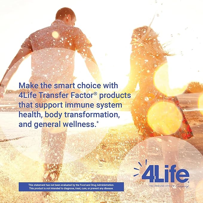 4Life Immune Boost - Wide Spectrum Immune Defense Transfer Factor, zinc, and Vitamin C - 5 Powder Packs