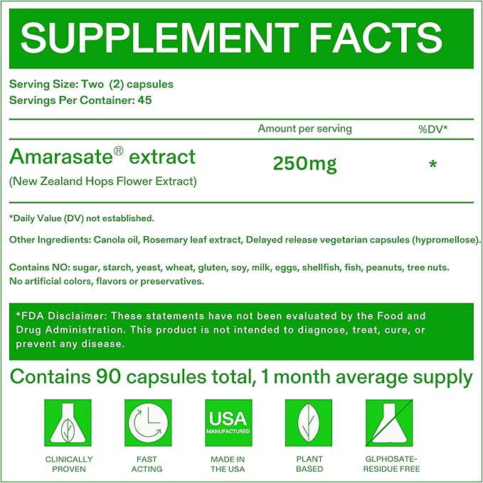 Calorie Control Supplement, 6X Natural GLP-1 Activator, 180 Count (2 Month Average Supply), Plant Based Dietary Supplement, Patented Formula, Manages Appetite, Hunger & Cravings