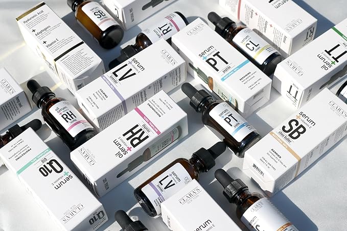 CLARA'S NEW YORK 100 Pure Advanced Hyaluronic Acid Facial Serum 30ml with Vitamin E for Plumping, Anti Aging and Intense Hydration, Moisturized Skin - Made in USA 30ml (1Fl/Oz)