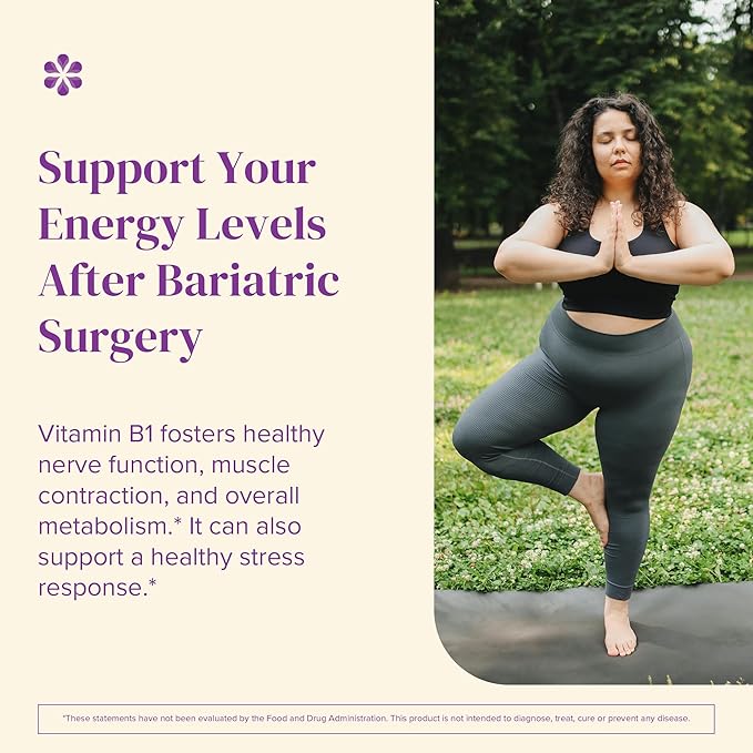 Barimelts Vitamin B1-90 Fast-Dissolving Tablets (3-Month Supply) - Sugar-Free Bariatric Vitamins for Women, Natural Berry Flavor
