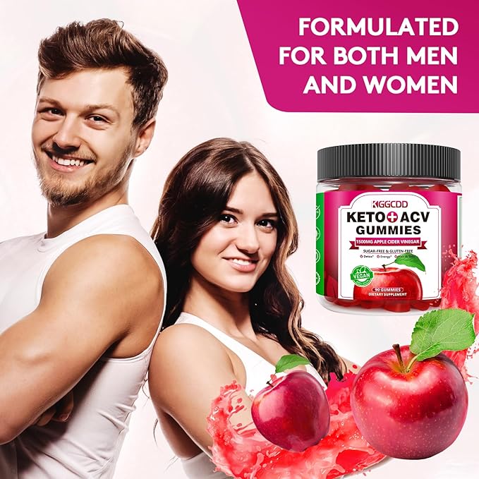 2 Pack Sugar Free Keto ACV Gummies Advanced 180 Count Keto ACV Gummies with B6 & B12 - Keto Gummy Diet Supplement for Women Men, Vegan & Non-GMO Low-Carb - 1500MG Made in USA