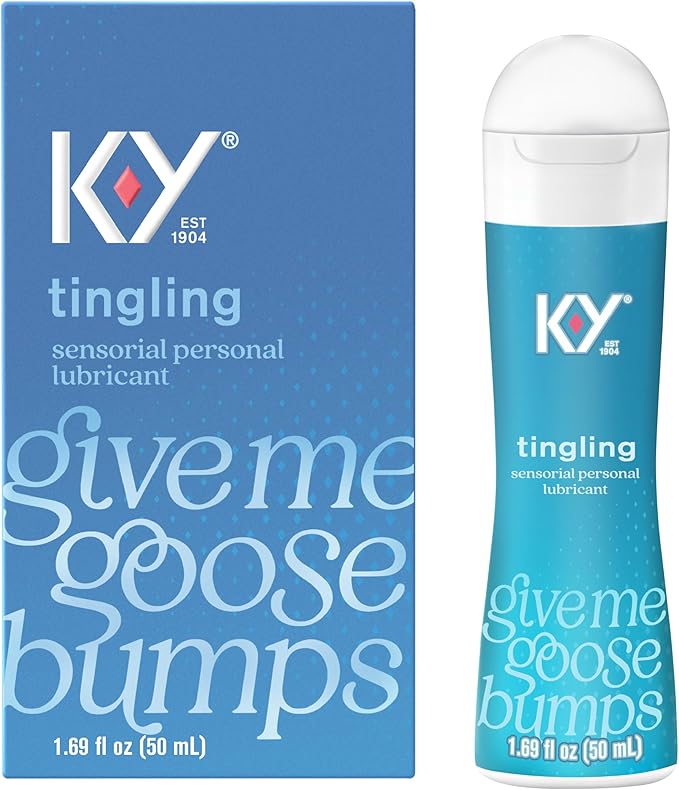 K-Y Tingling Water Based Lube, Sensorial Personal Lubricant, 1.69 fl oz