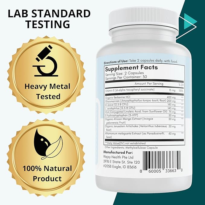 Better Slim - Thermogenic Probiotics for Women, Bloating Relief, Appetite Suppressant for Weight Loss, Detox Cleanse Probiotics for Digestive Health, Lactobacillus Acidophilus Probiotic