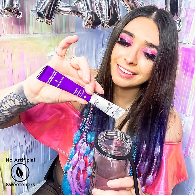 PARTYAID GO! Feel Good Tonight and Tomorrow, Zero Sugar, 5-HTP, B-Complex, Milk Thistle, Electrolytes, No Artificial Flavors or Sweeteners, Caffeine-Free, 14 Count (Pack of 1)