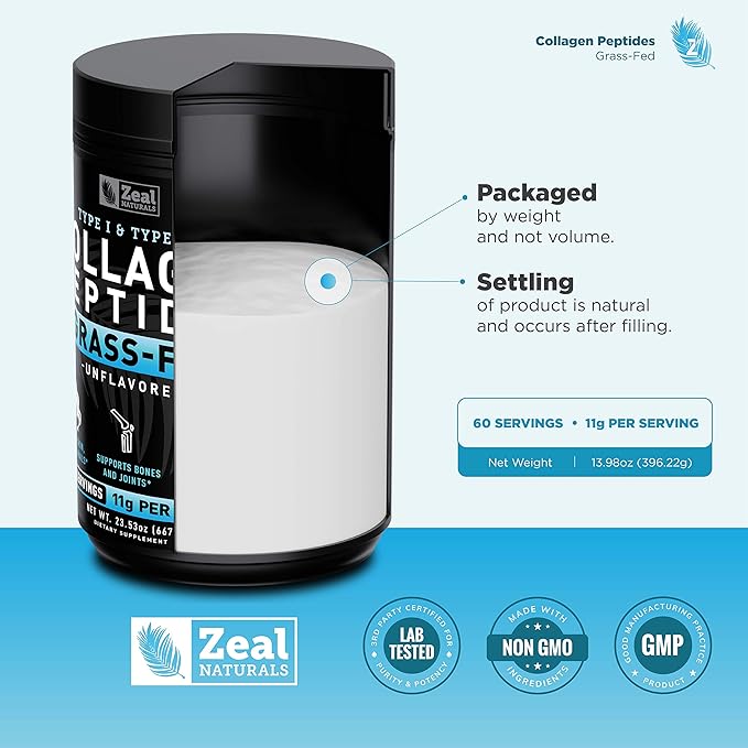 Pure Collagen Peptides Powder (60 Serv.)