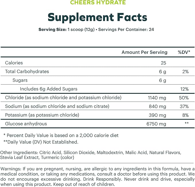 Cheers Classic Combo | Restore + Hydrate | Rehydrate & Feel Better After Drinking | DHM, L-Cysteine, B-Vitamins, Electrolytes | 12 Doses Each | Liver Support | Electrolyte Supplements