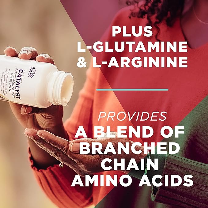 AdvoCare Catalyst Amino Acid Dietary Supplement - BCAA Supplement with L-Arginine & L-Glutamine - Supports Muscle Growth & Recovery* - 90 Capsules