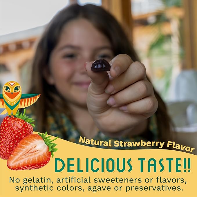 Ashwagandha KSM-66 Gummies for Kids & Teens - Pure Organic Root Extract Ayurvedic Supplement Gummy - Focus Mood Support Increase Energy Strength 600mg of Natural KSM66 for Superior Absorption