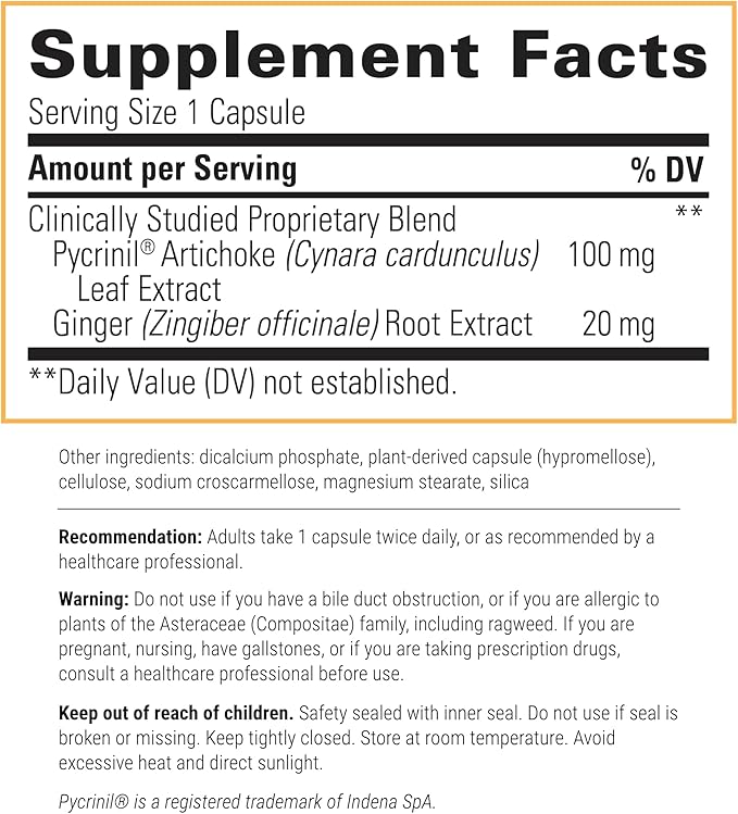 Integrative Therapeutics Motility Activator - Supports Gastrointestinal Motility and Transport* - Gut Health Support for Men and Women with Ginger Root and Artichoke Leaf Extract* - 60 Capsules