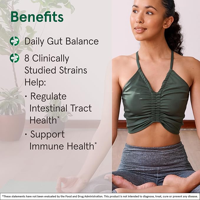 Jarrow Formulas Jarro-Dophilus EPS Probiotics 10 Billion CFU for Intestinal Tract Support, Probiotic Supplement for Gut Health for Women and Men, 60 Veggie Capsules, Up to a 30 Day Supply