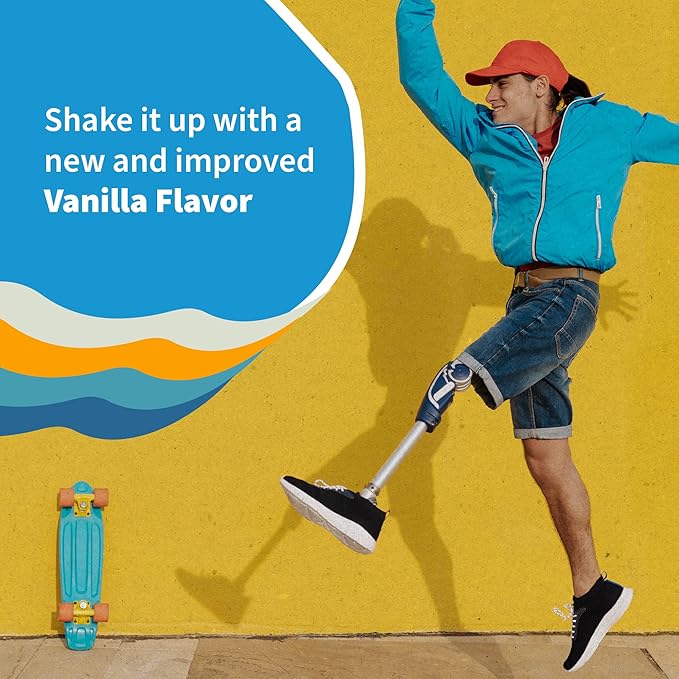 Garden of Life Meal Replacement Shakes, Vegan Protein Powder, Raw Organic Protein Powder, Vanilla Protein Powder with Plant Based Pea Protein, Sprouts, Greens, Probiotics, Dairy Free 14 Servings