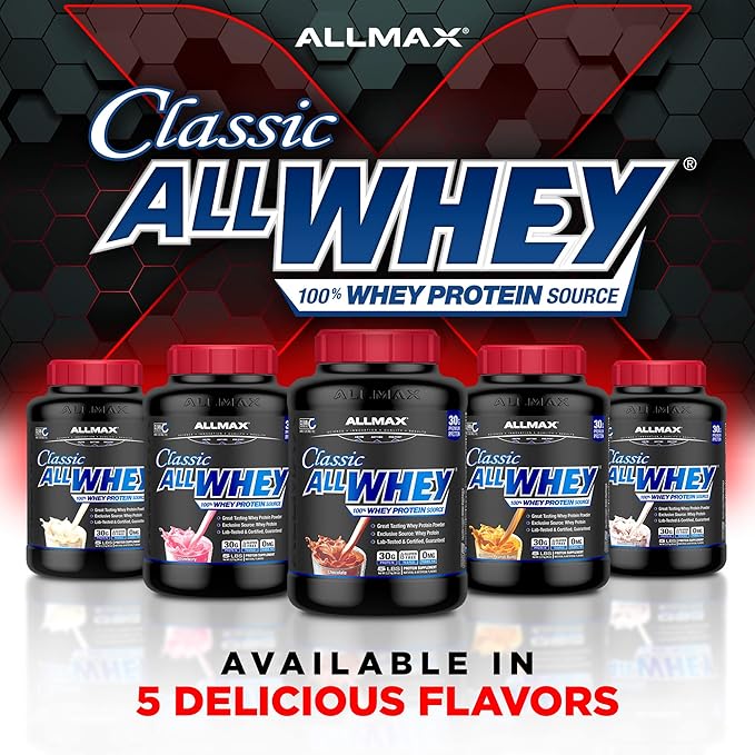 ALLMAX Nutrition AllWhey Classic, Strawberry, 5lb