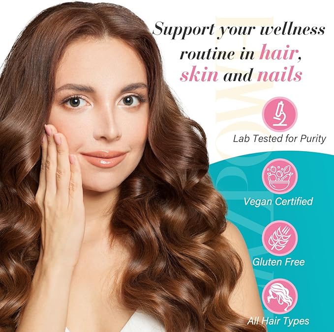 Biotin Gummies -Hair Skin and Nails Vitamins for Men & Women, Vegan Vitamin B7, Supports Hair Growth and Stronger Nails,60 Day Supply-Raspberry-2 Pack