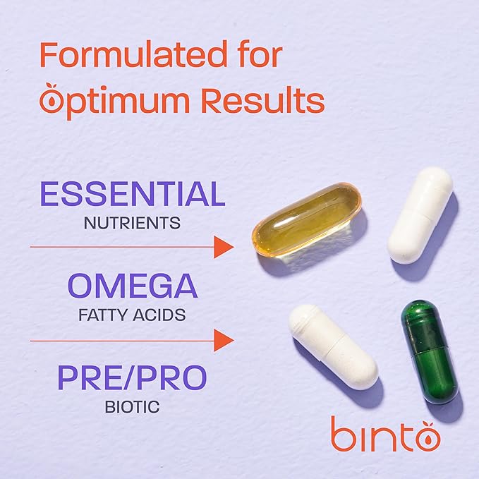 4-in-1 Prenatal Supplements to Support Healthy Mama & Baby | 1 Month Supply | Multivitamin + Probiotics, Iron, DHA, & Methylated Folate | Non-GMO, Gluten Free, Vegetarian, No Preservatives