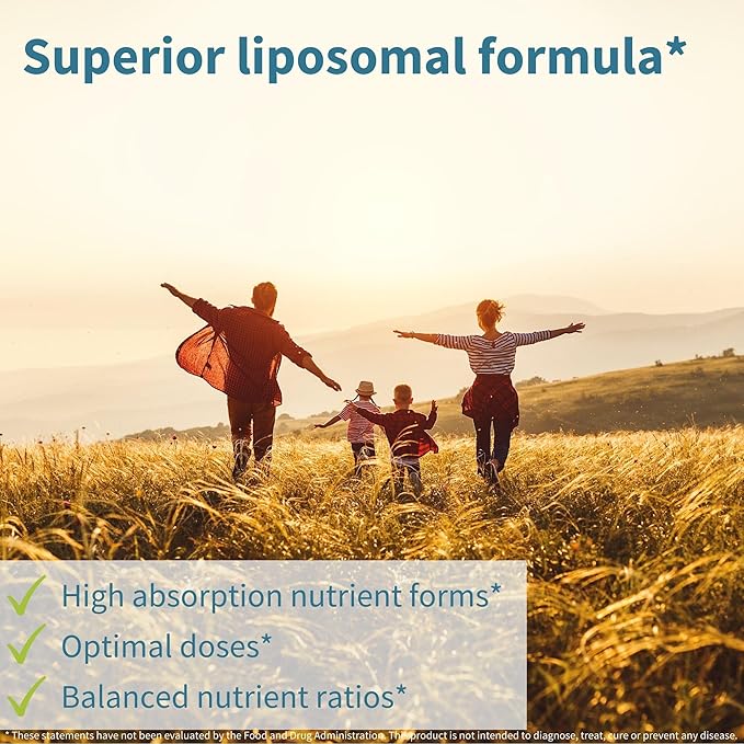 High Absorption Liposomal Vitamin C 1000mg & Zinc Bisglycinate, 30-90 Servings, Liquid Immune Support for Adults & Kids 5+, Non-GMO, Sugar-Free, Citrus & Vanilla Flavor, by Igennus