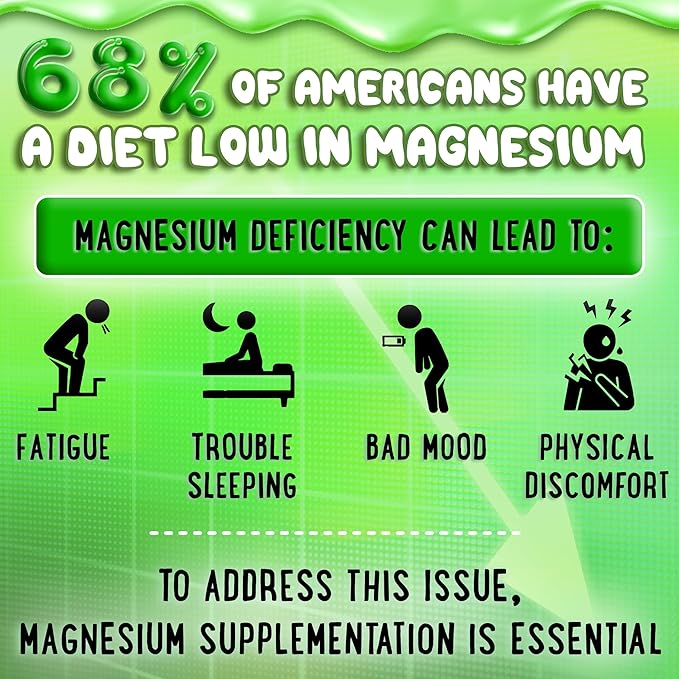 Magnesium Glycinate Gummies 400mg - Magnesium for Sleep, Calm, Relax & Muscle Relief with B6 & D3 and No Melatonin - Family-Friendly for Kids, Teens & Adults - Vegan & Non-GMO Supplement - 120 Count