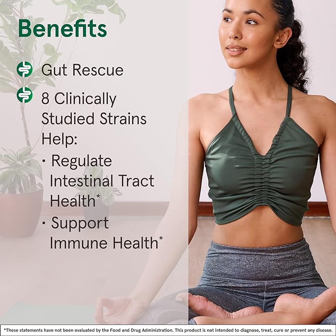 Jarrow Formulas Jarro-Dophilus EPS Probiotics 10 Billion CFU for Intestinal Tract Support, Probiotic Supplement for Gut Health for Women and Men, 120 Veggie Capsules, Up to a 60 Day Supply ,Pack of 12