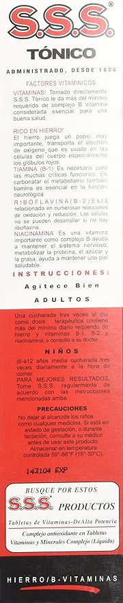 SSS Tonic Liquid 20 OZ