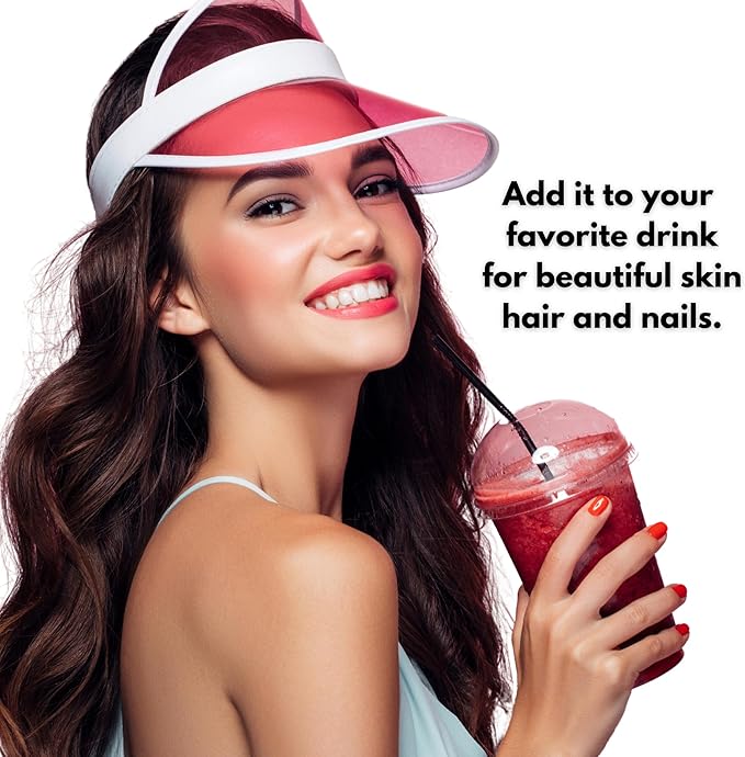 Collagen+ Powder - 18g Protein - Hydrolyzed Collagen + Biotin + Hyaluronic Acid & Vitamin C | Gluten Free No Sugar Non GMO 16 Oz
