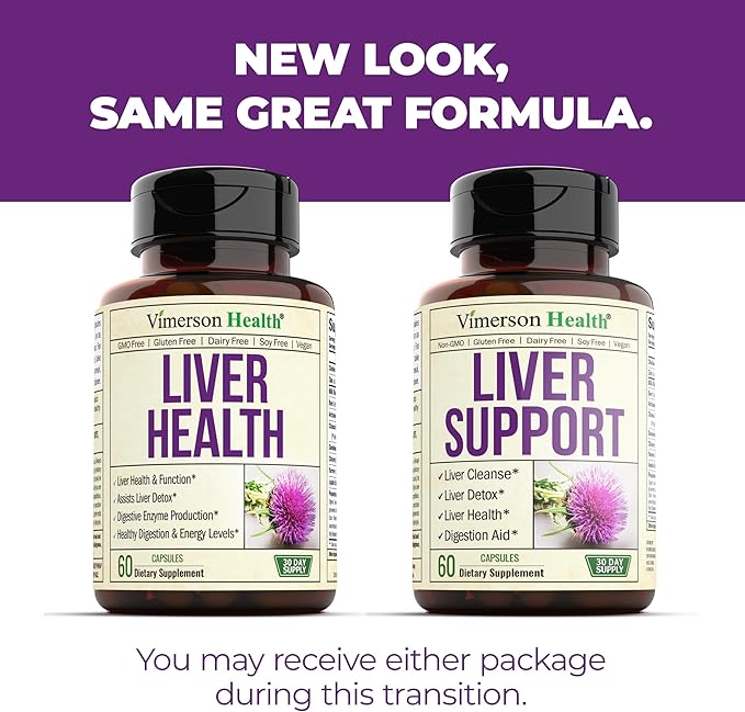 Liver Cleanse Detox & Repair Milk Thistle Supplement. Liver Support with Choline, Artichoke Extract, Chicory & Dandelion Root Supplement. Milk Thistle Liver Detox & Liver Cleanse. Liver Health 2-Pack