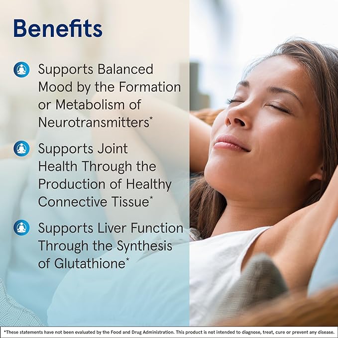 Jarrow Formulas® SAMe 400 mg, Supports Joint Health, Liver Function, Brain Metabolism, 60 Tablets, Up To a 60 Day Supply