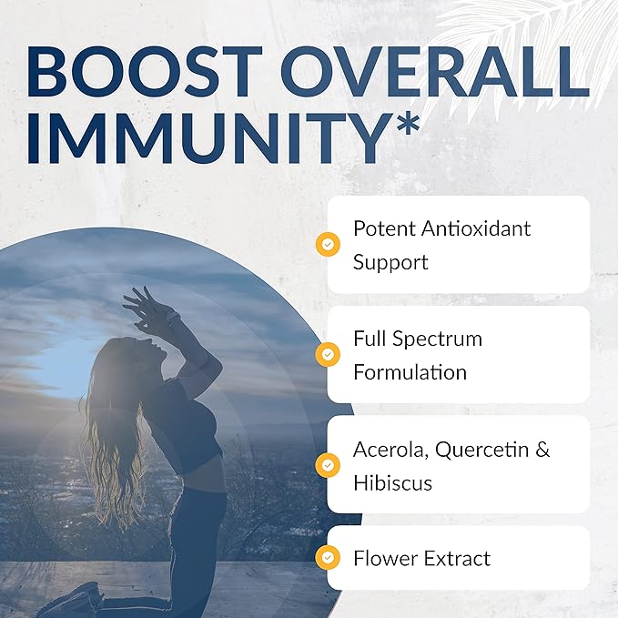 Equilife - Full Spectrum Vitamin C, Immune Support Supplement, Antioxidants Supplement, Promotes Promotes Long-Lasting Moisture in Skin, Helps Regulate Irritation Responses, Easy-to-Use (60 Capsules)