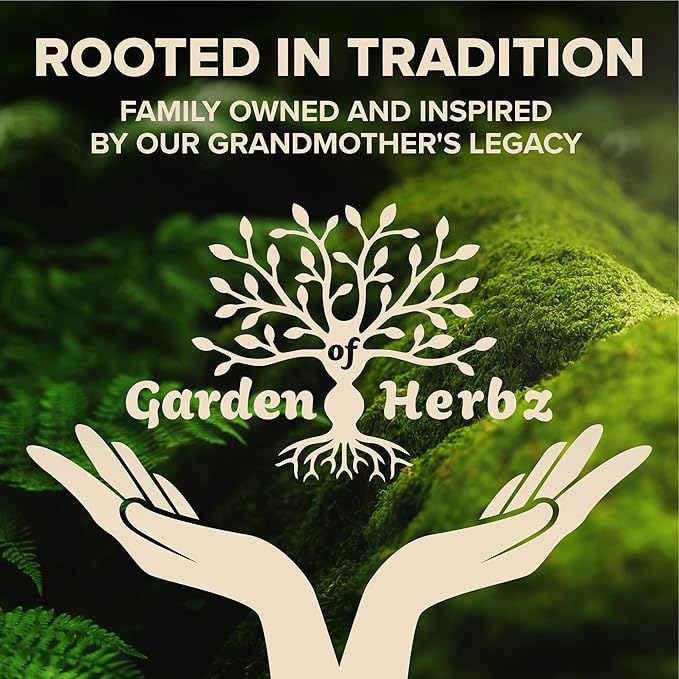 Organic Ashwagandha Root & Irish Sea Moss – 3,600 mg Ashwagandha Supplement with Black Seed Oil, & Burdock Root – Herbal Supplement for Energy, Calm, Mood, & Wellness, 120 Caps